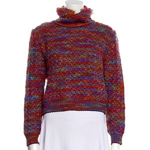 St. John Vintage by Marie Gray Wool turtleneck Sweater. Size L
